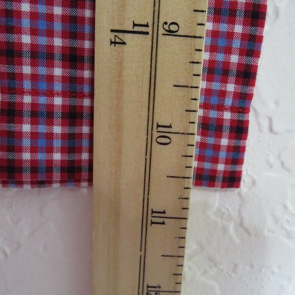 Haggar* Men's Short Sleeve Button Down Curved Hem Chest Pocket Shirt~ Size Large - Picture 10 of 12